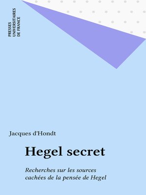 cover image of Hegel secret
